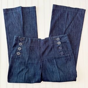 LOFT Dark Blue Wide Leg Pants